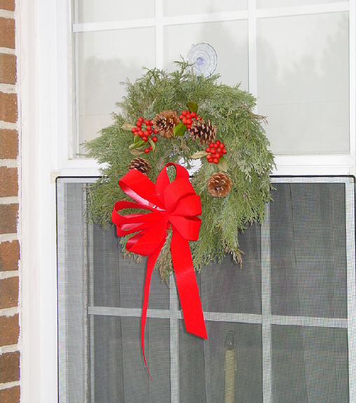 Window Wreath Closeup