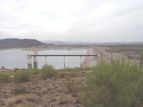 Lake Pleasant and New Dam - West Side