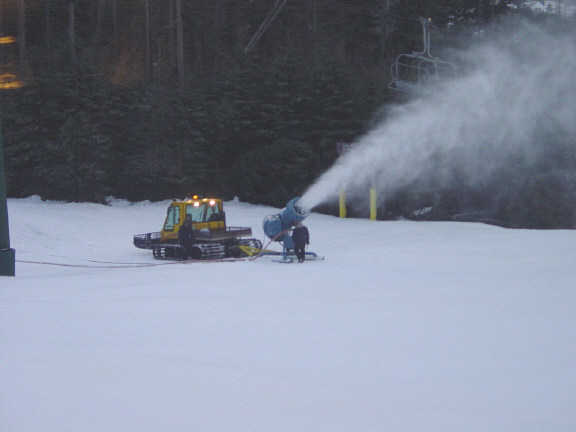 Making Snow For Next Day